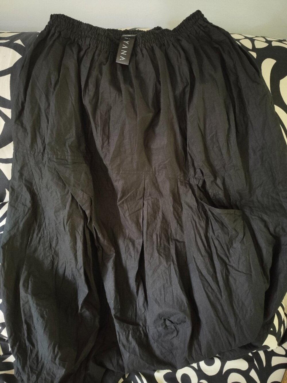 New Kaliyana Black Cotton Skirt Uppsala